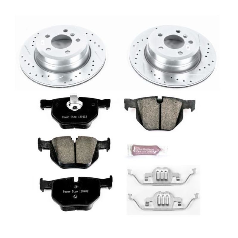 PowerStop K5984 fits BMW 07-15 X5 Rear Z23 Evolution Sport Brake Kit