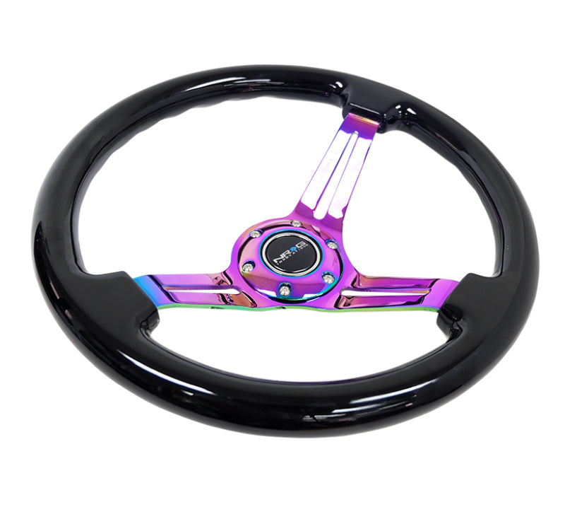 NRG RST-018BK-MC RST-018BK-MC Reinforced Steering Wheel Blk Wood w/Blk Matte