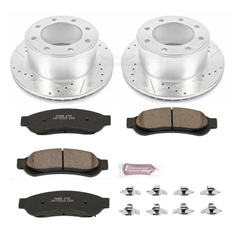 Power Stop K5578 10-2012 fits Ford F-350 Super Duty Rear Z23 Evolution Brake Kit