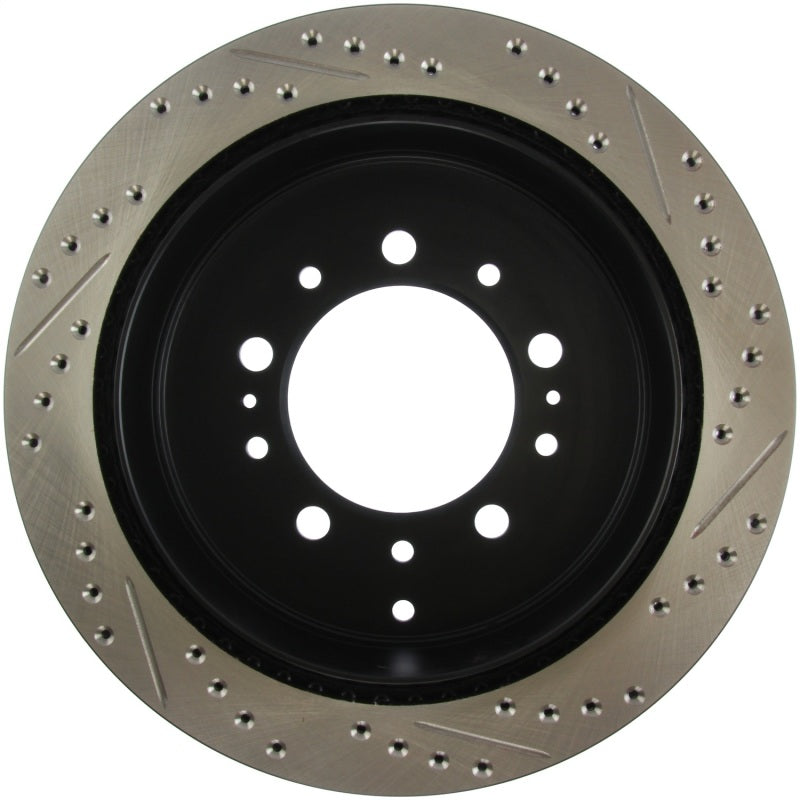Stoptech 127.44157R Slotted & Drilled Sport Brake Rotor