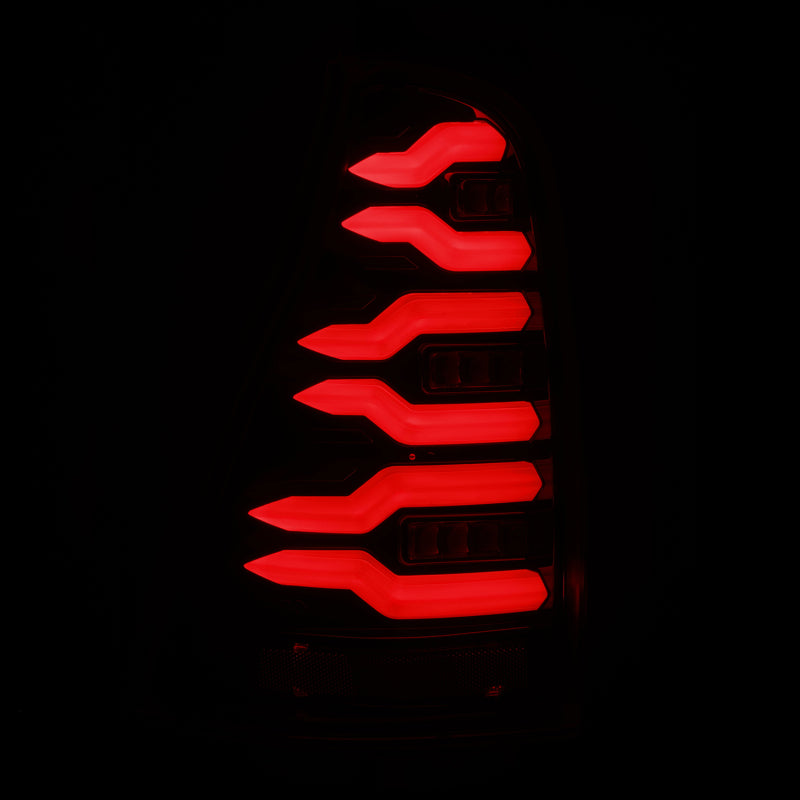 AlphaRex 690070 03-09 fits Toyota 4Runner LUXX-Series LED Tail Lights- Black