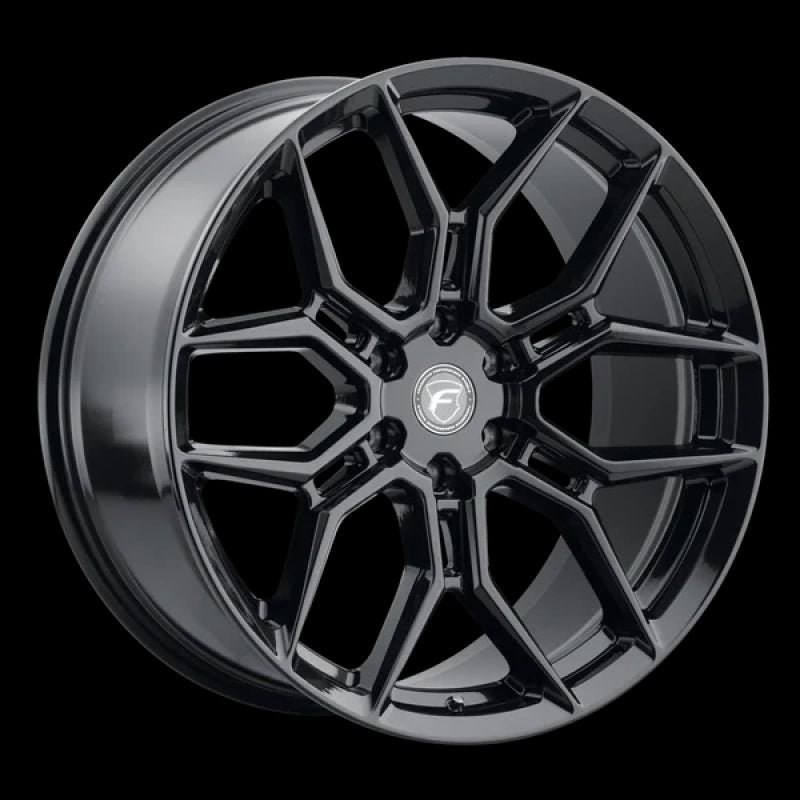 Forgestar F03140089P30 X12 24x10 / 6x135 BP / ET30 / 6.68in BS Gloss Black Wheel