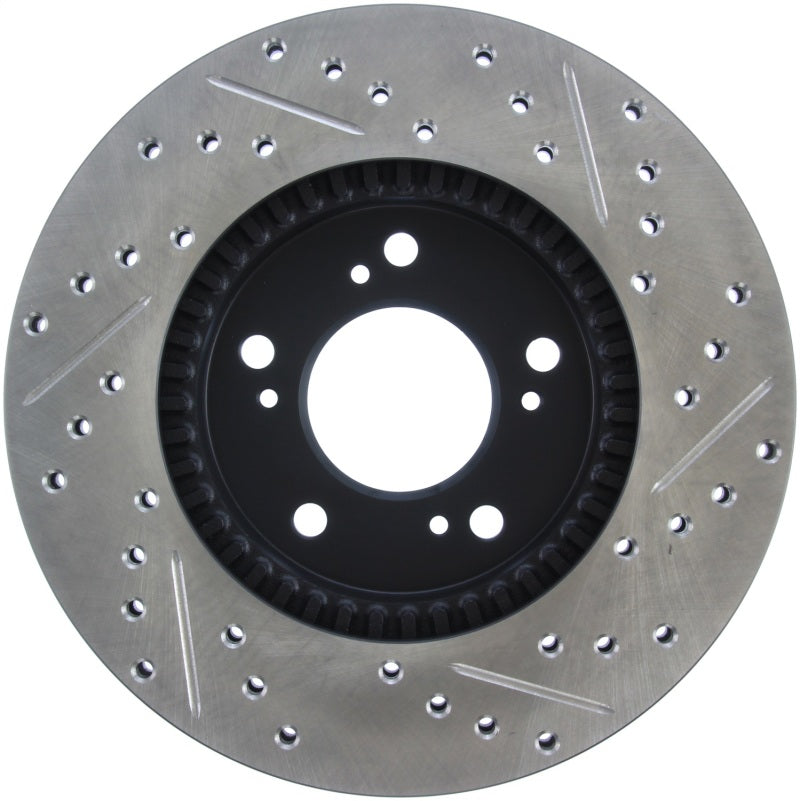 Stoptech 127.40026R 97-01 fits Acura Integra Type R / 97-01 Honda CR-V Slotted & Drilled Right Front Rotor