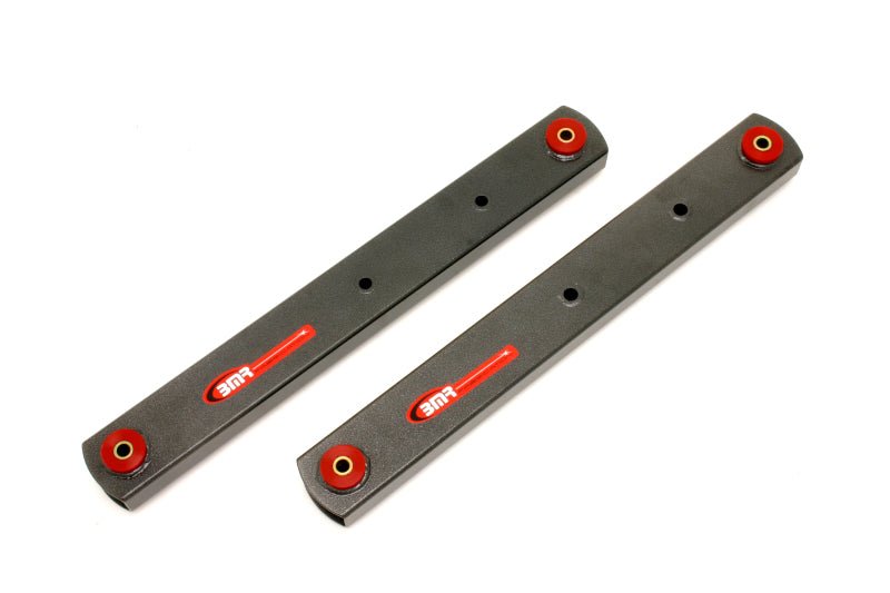 BMR BCA005H A-Body Non-Adj. Boxed Lower Control Arms (Polyurethane) - Black Ham