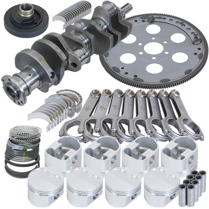 Eagle B42100060 fits Oldsmobile 455 4.250in Crank 6.735in H-Beam -5cc Flat Top 4.185in Pistons Balanced Assembly