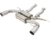 AFE 49-36327-P rce XP 2.5in Axle Back Stainless Exhaust w/ Polished Tips 07-13