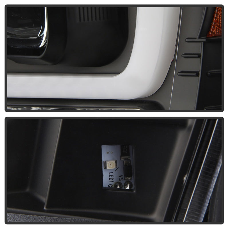 Spyder 5086242 fits Chevy 07-14 Suburban/Tahoe V2 Projector Headlights LED Turn