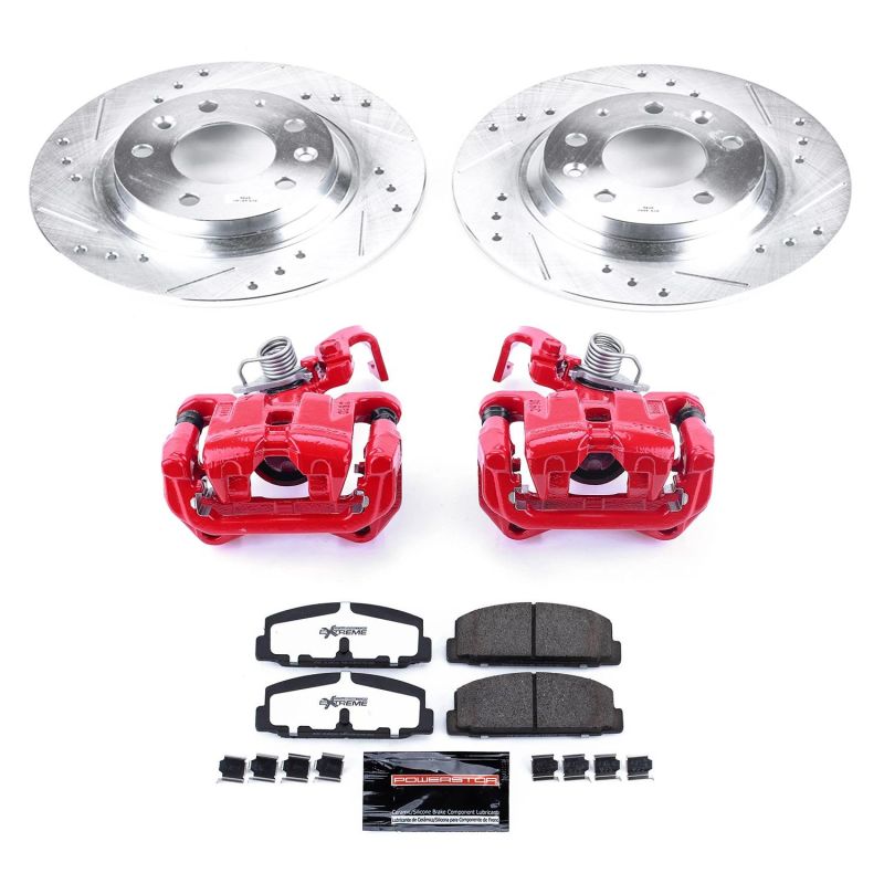 PowerStop KC2452 26 03 fits Mazda 6 Rear Z26 Street Warrior Brake Kit w/Calipers