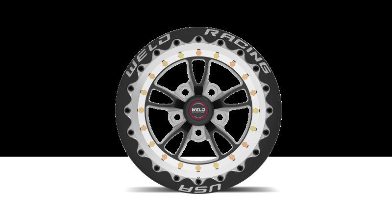 Weld 793B58206F Full Throttle 1-Piece 15x8 / 5x4.5 BP / 3.5in. BS Black Wheel