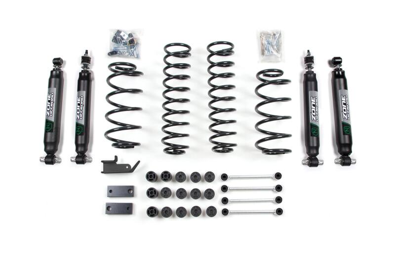 Zone Offroad ZONJ26N fits Jeep TJ 4.25in Combo Lift w/Discos