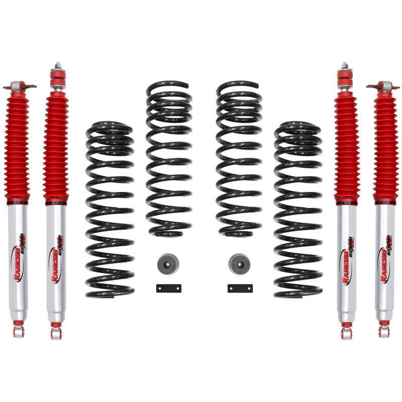 Rancho RS66119BR9 07-17 fits Jeep Wrangler Front and Rear Suspension System - Master Part Number / One Box