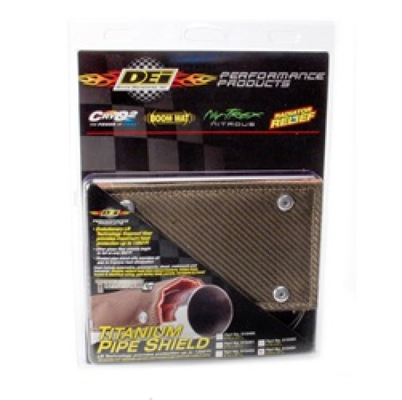 DEI 10454 Pipe Shield w/Stainless Steel Clamps - 4in x 12in - Titanium