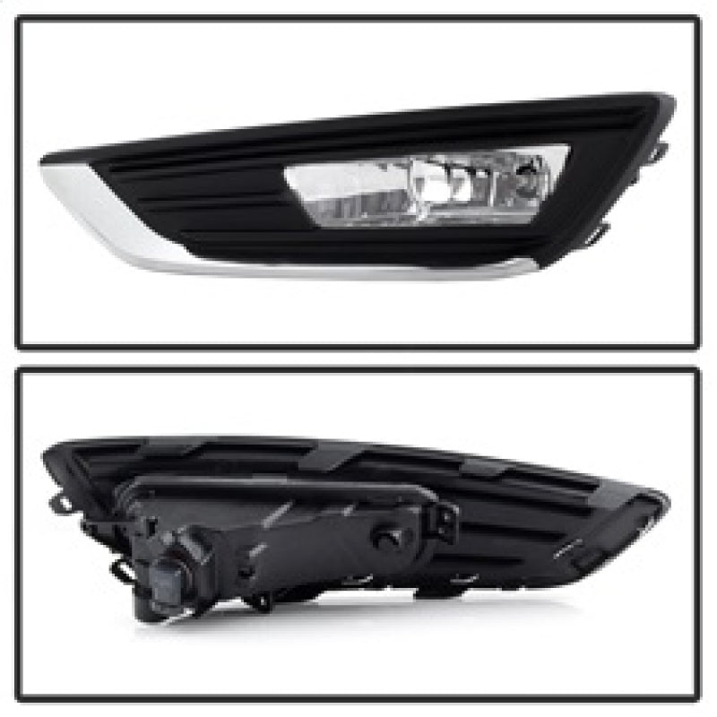 Spyder 5083012 fits Ford 15-20 Focus 2016 OEM Fog Lights W/Switch - Clear FL-FF