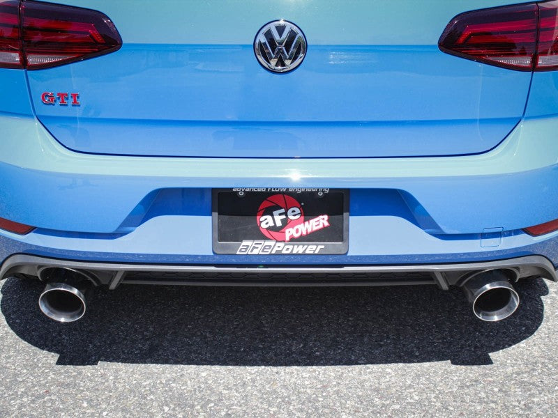 AFE 49-36422-P rce XP 3in-2.5in SS Exhaust Cat-Back 18-19 fits Volkswagen GTI (