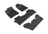 3D MAXpider 2019-2020 fits Hyundai Kona Electric Kagu 2nd Row Floormats - Black