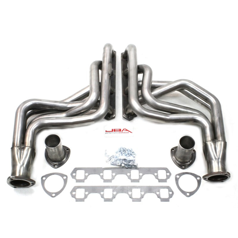 JBA 6612S fits Ford 65-73 Mustang 260-351W (w/Mustang II Suspension) 1-3/4in Primary Raw 409SS Long Tube Header