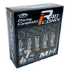 Project Kics WRIA14CK R40 Iconix 14x1.50 Classical Lock & Lug Nuts 16+4 (Black Cap)