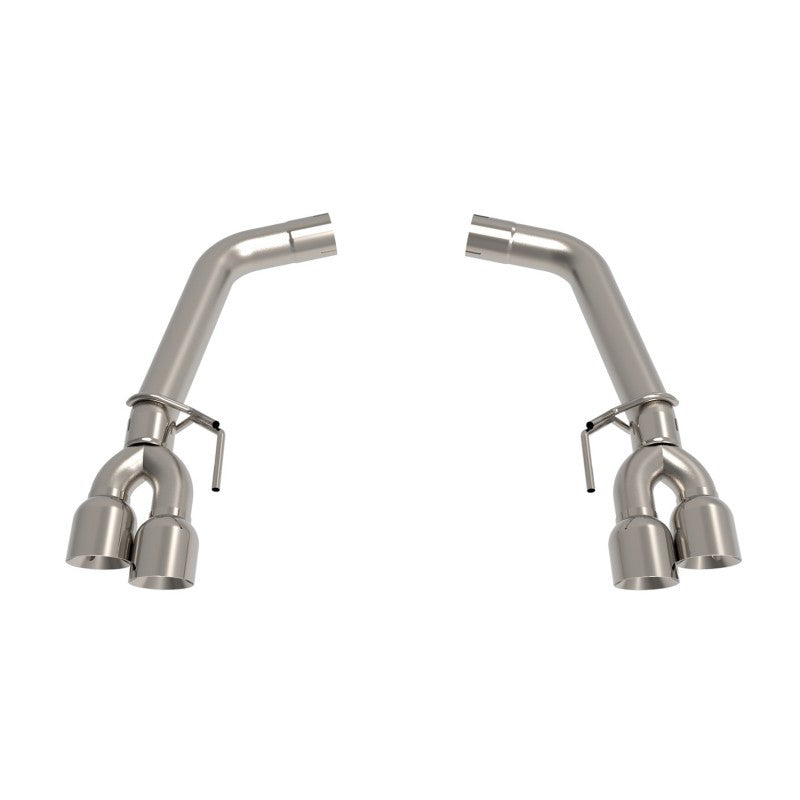 Kooks 11516450 2018+ fits Ford Mustang 5.0L 4V OEM x 3in Axle-Back Exhaust w/ Muffler Delete & 4in Quad Tips