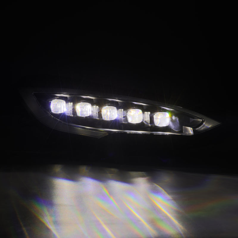 AlphaRex 880877 12-21 fits Tesla Model S NOVA-Series LED Proj Headlights Blk