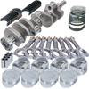 Eagle 64004030 fits Ford 289/302 3.400in Crank 5.400in I-Beam Rods -12.5cc 4.030in Pistons Rotating Assembly