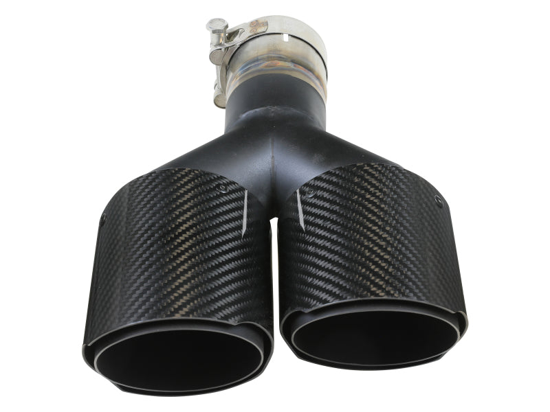 AFE 49T25480-C121 2.5in 304 Stainless Steel Clamp-on Exhaust Tip Passenger Sid