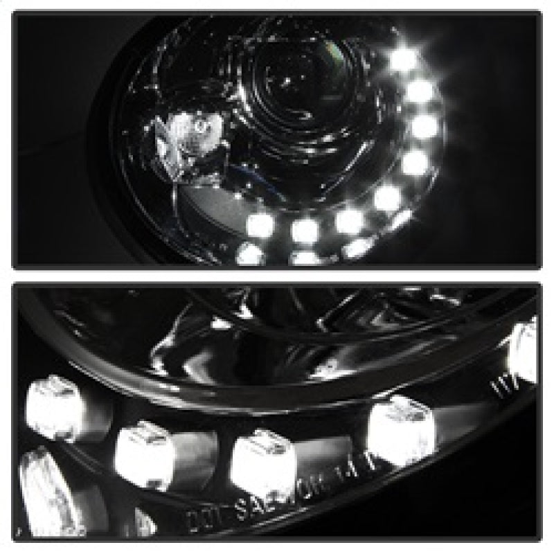 Spyder 5080554 fits Volkswagen 98-20 Beetle 1905 Projector Headlights DRL Chrom
