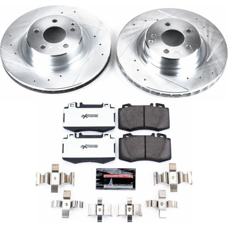 PowerStop K5235 26 fits Mercedes-Benz CL500 Front Z26 Street Warrior Brake Kit