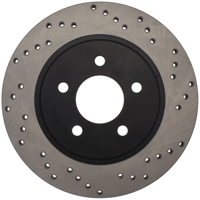 Stoptech 128.61087R 05-10 fits Ford Mustang V6/4.0L / GT V8/4.6L Cross Drilled Right Rear Rotor