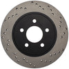 Stoptech 128.61087R 05-10 fits Ford Mustang V6/4.0L / GT V8/4.6L Cross Drilled Right Rear Rotor