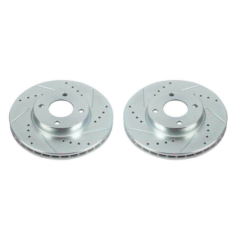 PowerStop fits Nissan 18-19 Kicks Front Evolution Drilled & Slotted Rotors -