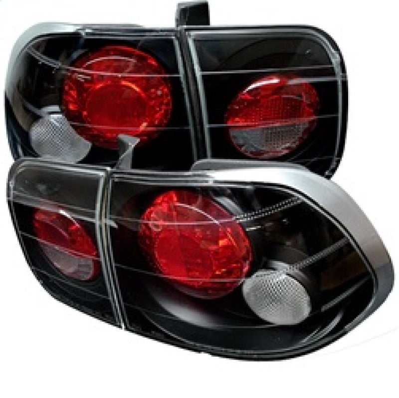 Spyder 5004970 fits Honda 96-98 Civic 4Dr Euro Style Tail Lights Black ALT-YD-H