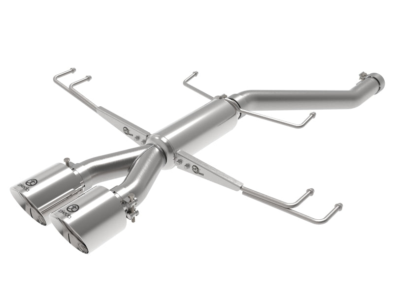 AFE 49-36626-P 2.5in 304SS Axle-Back Exhaust System 17-19 fits Honda Civic Typ