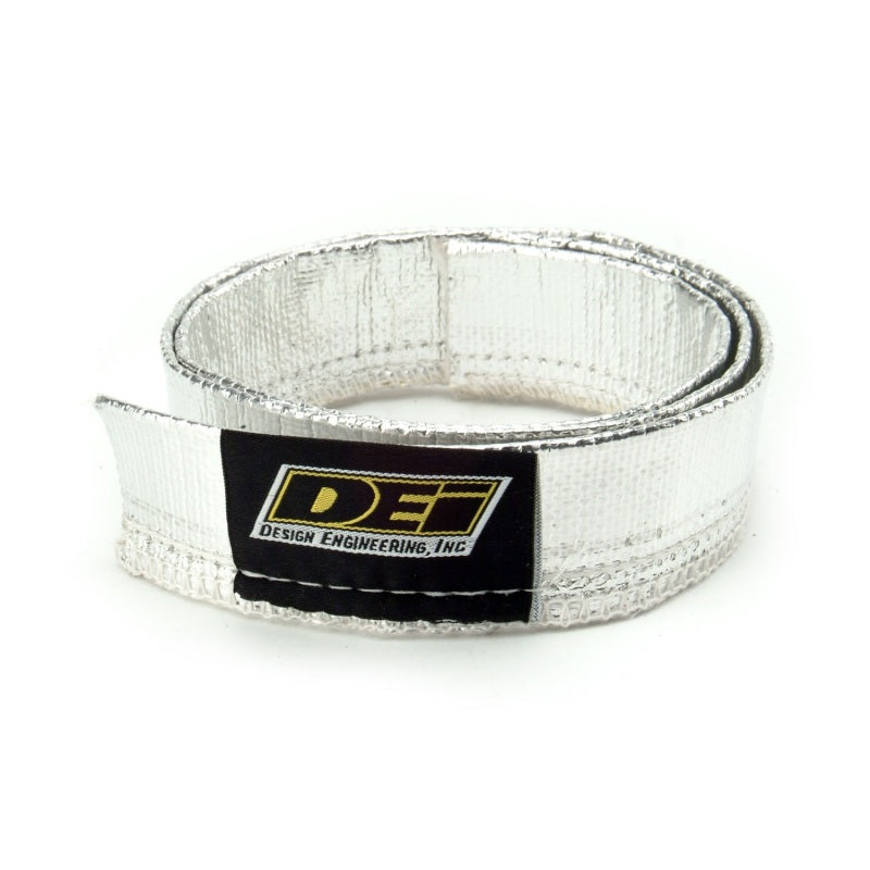 DEI 10403 Heat Sheath 3/4in x 3ft - Aluminized Sleeving - Sewn Edge