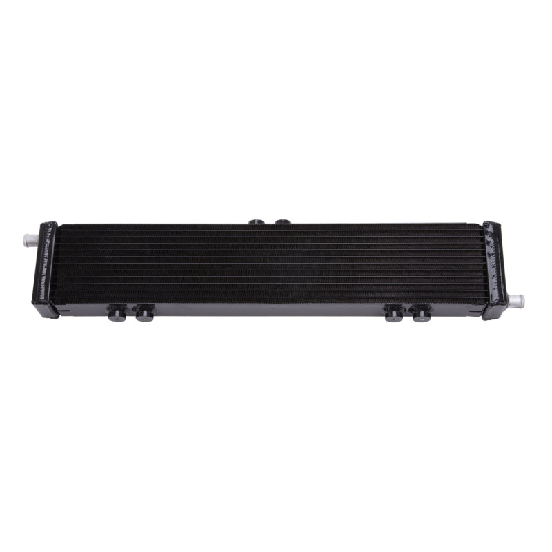 Edelbrock 15406 Heat Exchanger Single Pass Dual Row 22 000 Btu/Hr 26 5In W X 5In H X 2 62In D Black
