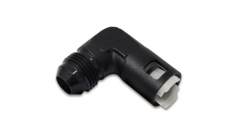 Vibrant 16921 90 Degree Alu. AN to Female Quick Connect -6AN-0.375in Hose Size