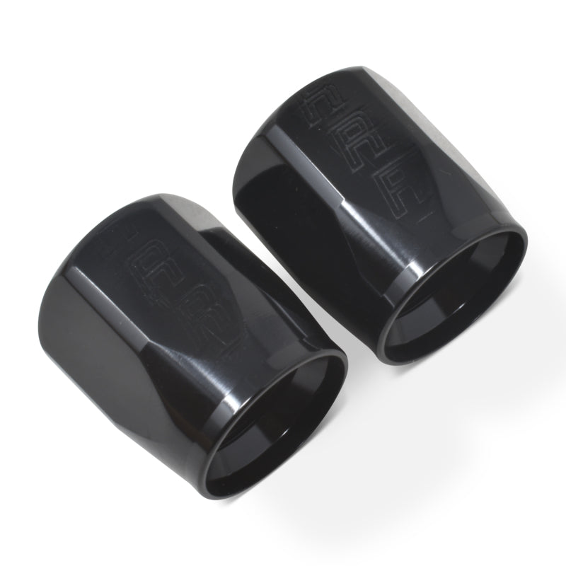 Russell 615523 Performance 2-Piece -6 AN Full Flow Swivel Hose End Sockets (Qty 2) - Polished and Black