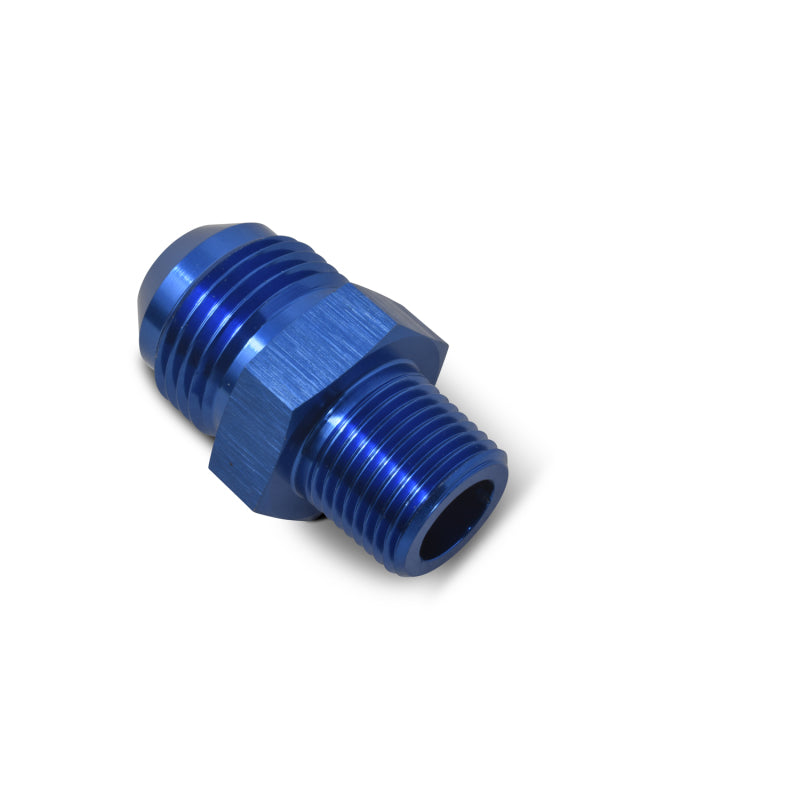 Russell 660420 Performance -4 AN to 1/8in NPT Straight Flare to Pipe (Blue)