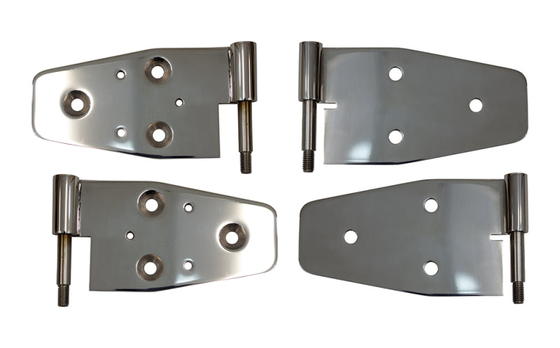 Kentrol 30719 fits Jeep 03-06 Wrangler TJ Door Hinge Set of 4 Pieces Polished