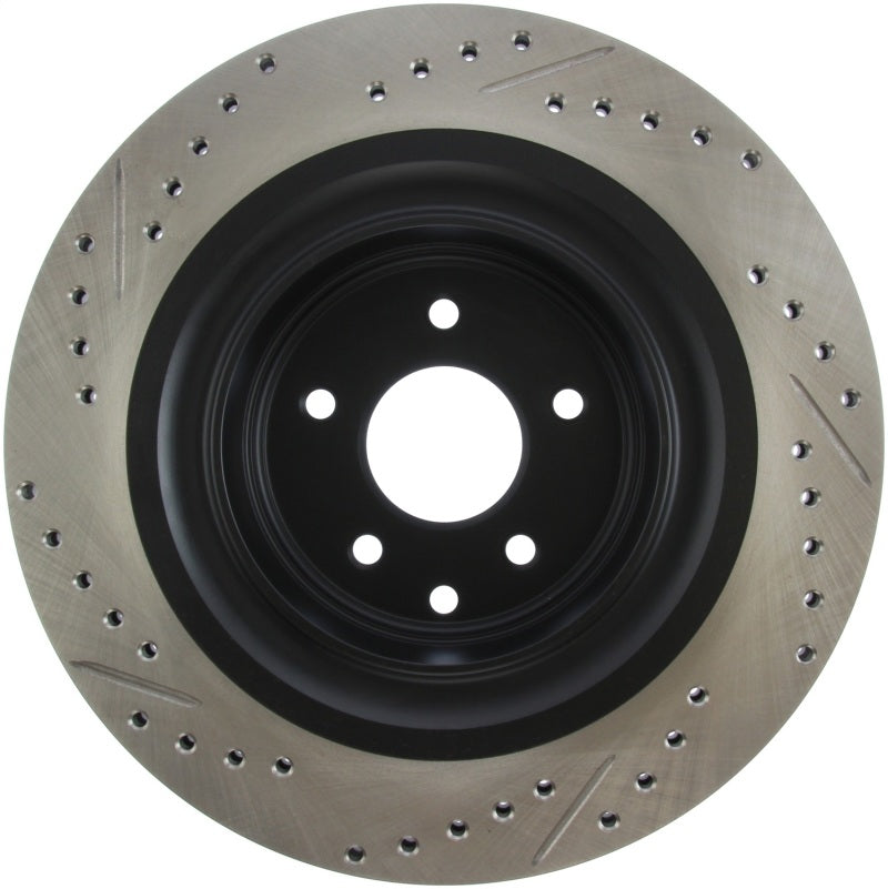 Stoptech 127.42101L fits Infiniti G37/Nissan 370Z Slotted/Drilled Rear-L Rotor