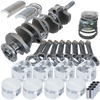 Eagle 158124155 fits Ford FE 4.125in Crank 6.700in I-Beam Rods -7cc Flat Top 4.155in Pistons Rotating Assembly