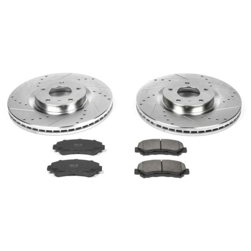 PowerStop K3076 fits Nissan 09-14 Maxima Front Z23 Evolution Sport Brake Kit