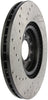 Stoptech 127.33062L Slotted & Drilled Sport Brake Rotor