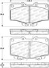 Stoptech 308.0611 Street Brake Pads - Front