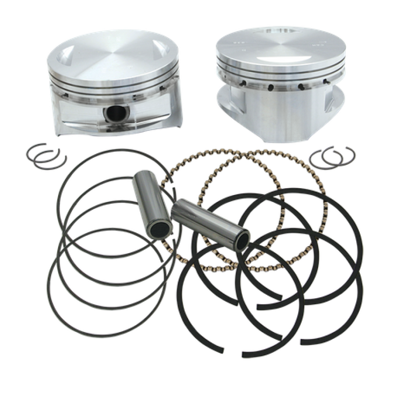 S&S 92-1413 Cycle 84-99 BT 4in x 4-1/2in Piston Set - .030in