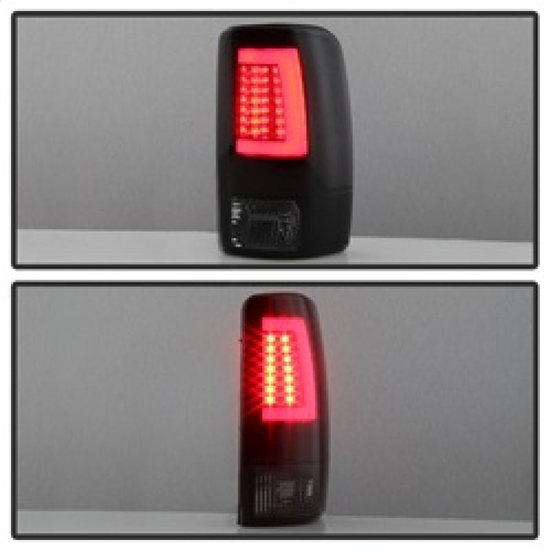 Spyder 5084156 fits GMC 00-06 Yukon/Yukon XL V2 Light Bar LED Tail Lights - Blk