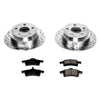PowerStop fits Jeep 99-04 Grand Cherokee Rear Z23 Evolution Sport Brake Kit