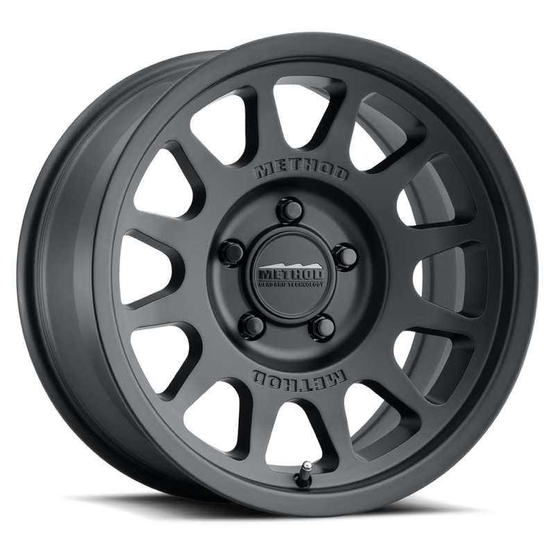 Method Wheels MR70378558335 Method MR703 17x8.5 35mm Offset 5x150 110.5mm CB Bead Grip Matte Black Wheel
