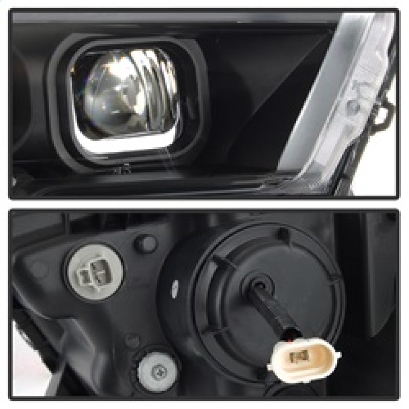 xTune 9039256 fits Toyota Tacoma 16-18 DRL Light Bar Projector Headlights - Bla