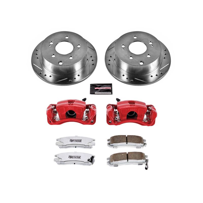 PowerStop fits Mitsubishi Eclipse Rear Z26 Street Warrior Brake Kit w/Calipers