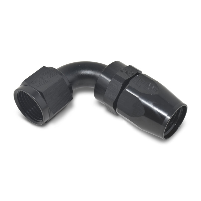 Russell 610155 Performance -4 AN Black 90 Degree Full Flow Hose End